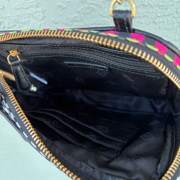 Vera Bradley Elena Crossbody Bag Cha-Cha Floral Print Multicolor - Picture 8 of 11